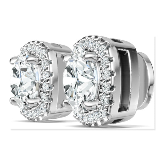 Iced Stud Earrings | Moissanite