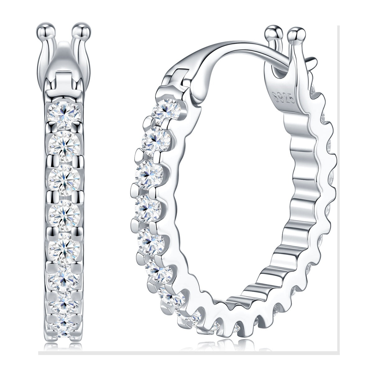 Iced Stud Earrings | Moissanite