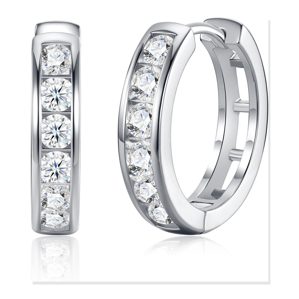 Iced Stud Earrings | Moissanite
