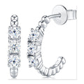 Iced Stud Earrings | Moissanite | E17145
