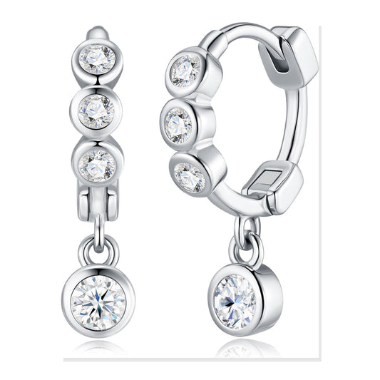 Iced Stud Earrings | Moissanite