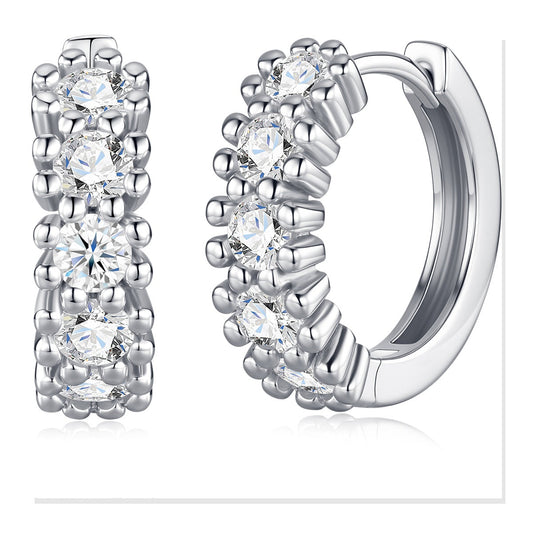 Iced Stud Earrings | Moissanite