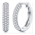 Iced Stud Earrings | Moissanite | E17349