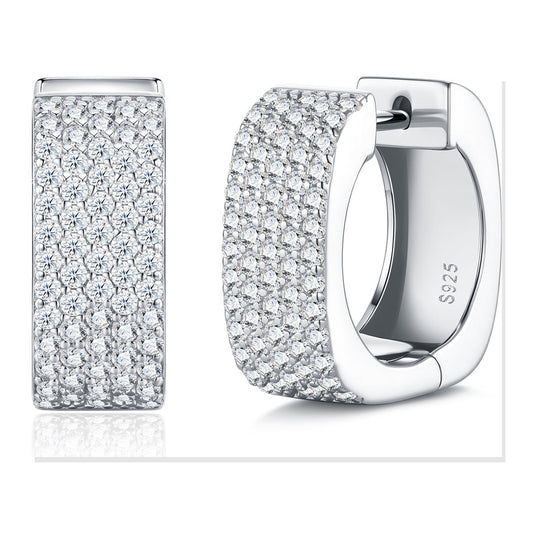 Iced Stud Earrings | Moissanite