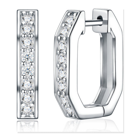 Iced Stud Earrings | Moissanite