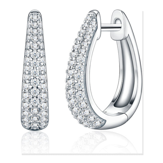 Iced Stud Earrings | Moissanite