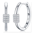 Iced Stud Earrings | Moissanite | E17367