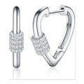 Iced Stud Earrings | Moissanite | E17368