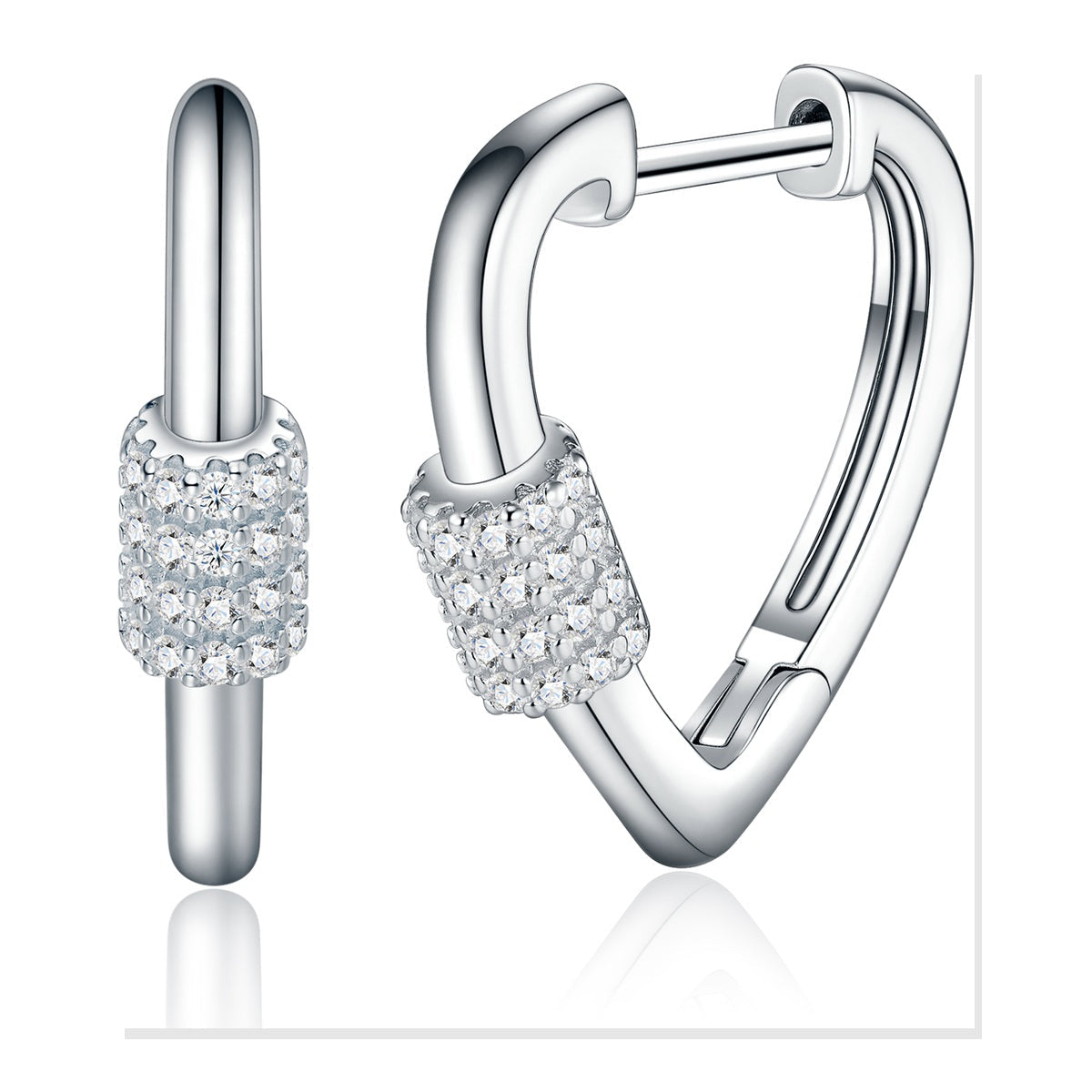 Iced Stud Earrings | Moissanite
