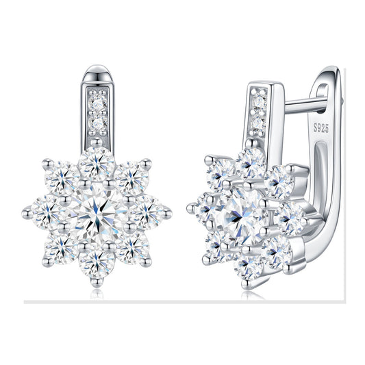 Iced Stud Earrings | Moissanite