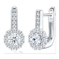 Iced Stud Earrings | Moissanite | E17378