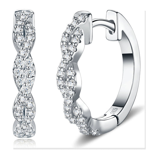 Iced Stud Earrings | Moissanite