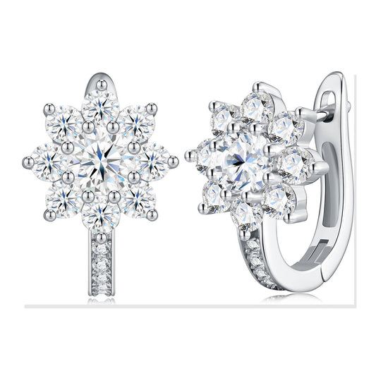 Iced Stud Earrings | Moissanite