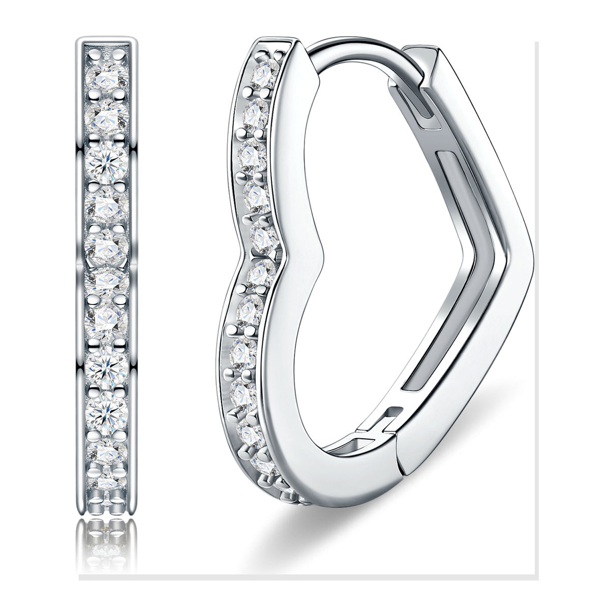 Iced Stud Earrings | Moissanite