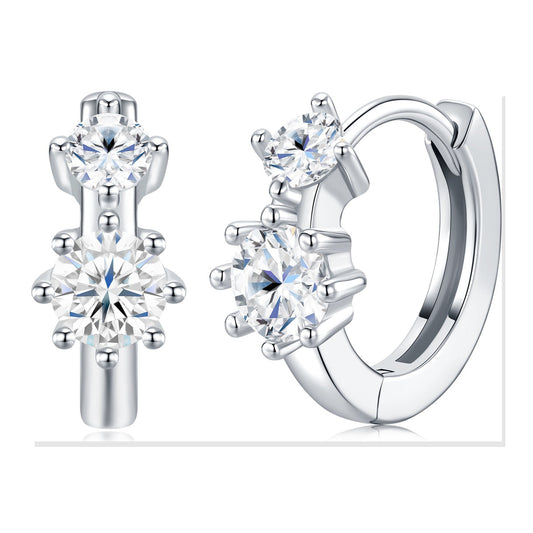 Iced Stud Earrings | Moissanite