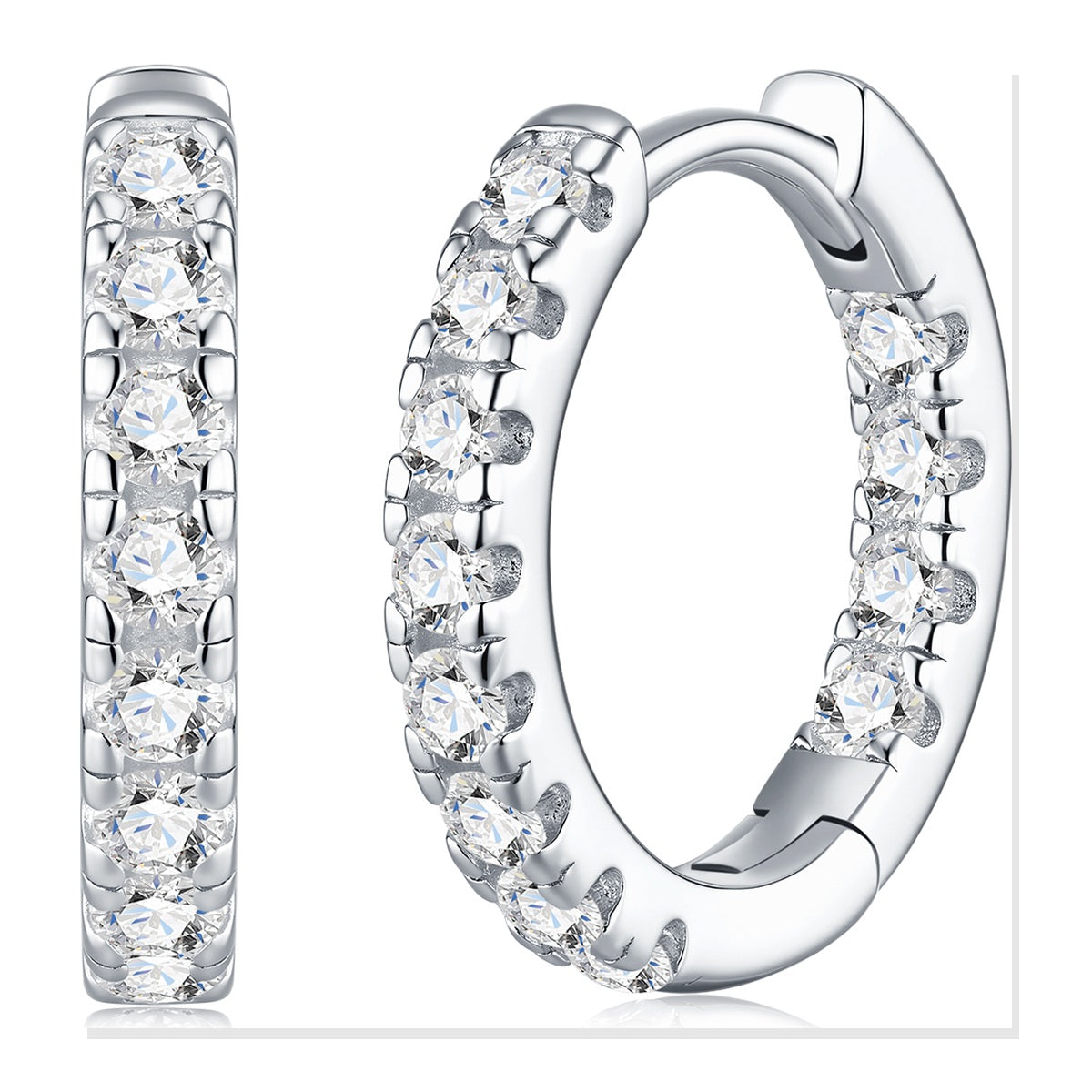 Iced Stud Earrings | Moissanite