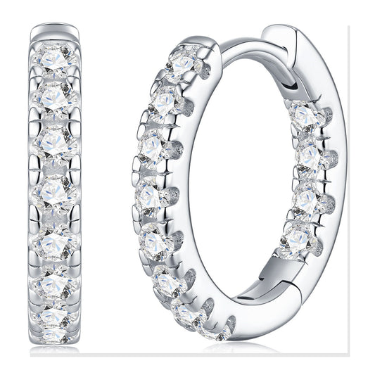 Iced Stud Earrings | Moissanite