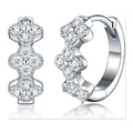 Iced Stud Earrings | Moissanite | E17434