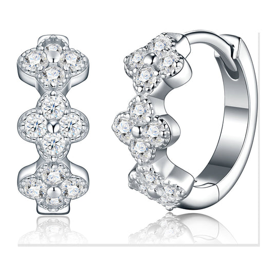 Iced Stud Earrings | Moissanite
