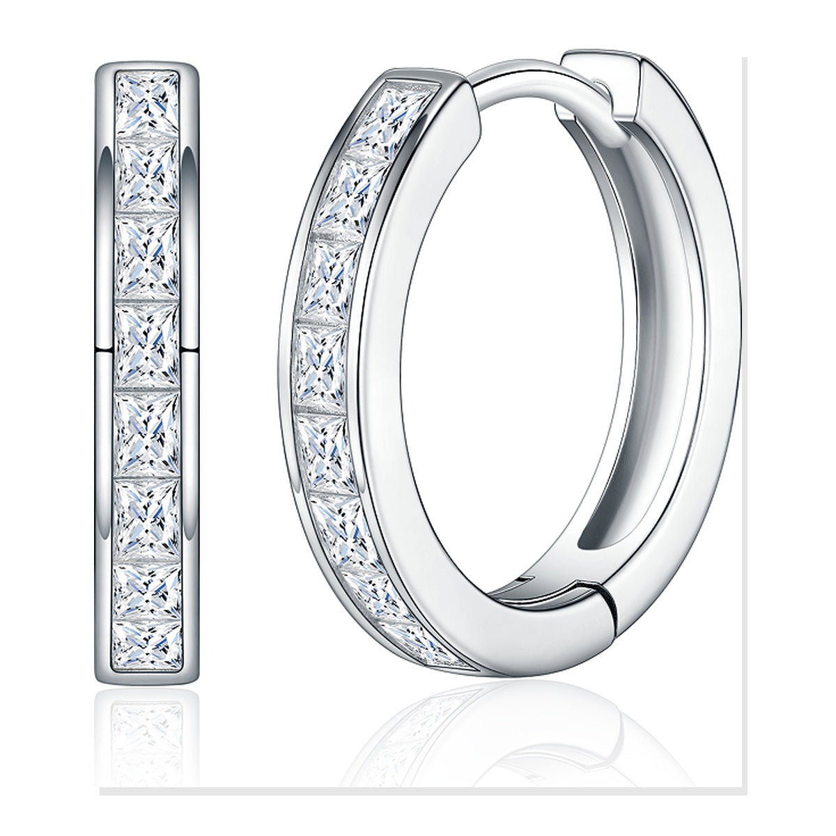 Iced Stud Earrings | Moissanite