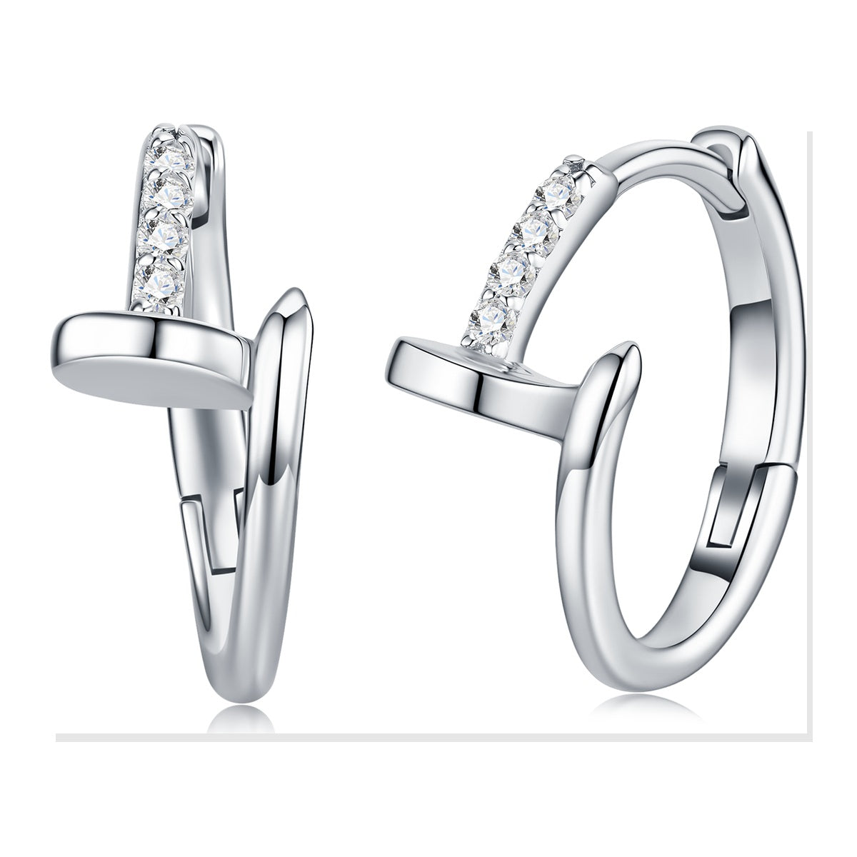 Iced Stud Earrings | Moissanite