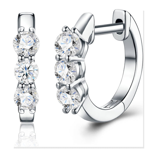 Iced Stud Earrings | Moissanite