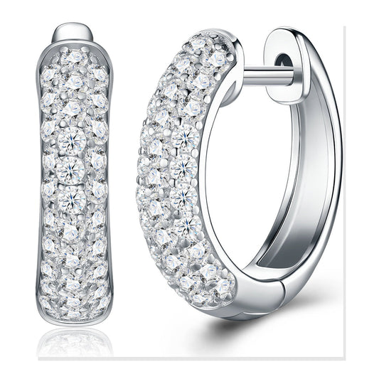 Iced Stud Earrings | Moissanite