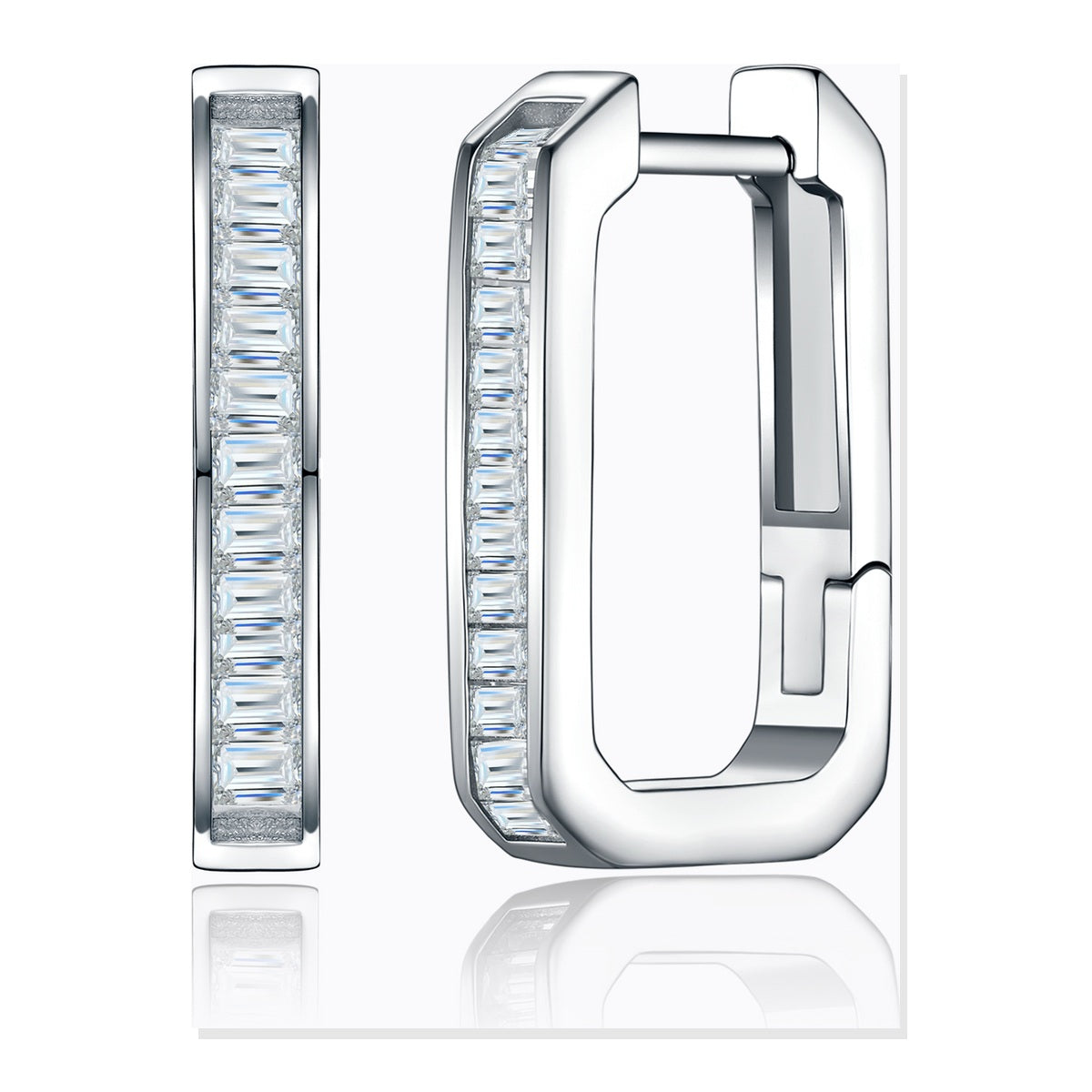 Iced Stud Earrings | Moissanite