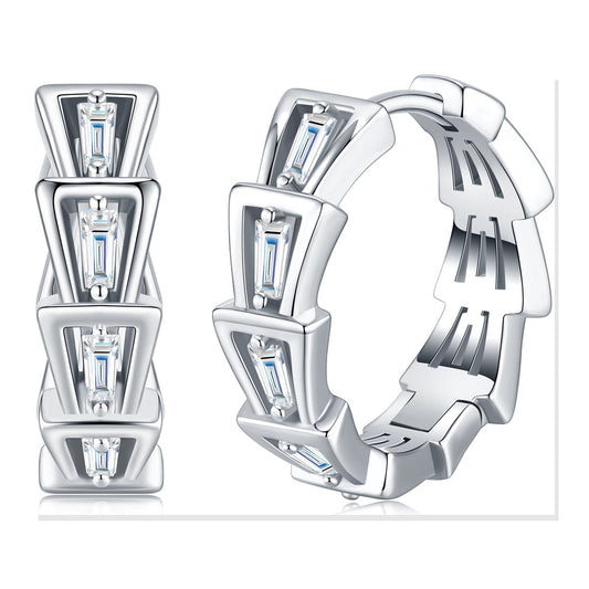Iced Stud Earrings | Moissanite