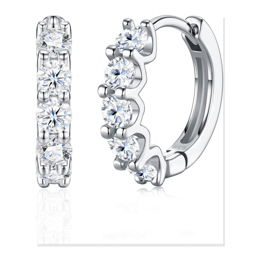 Iced Stud Earrings | Moissanite