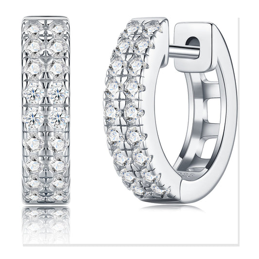 Iced Stud Earrings | Moissanite