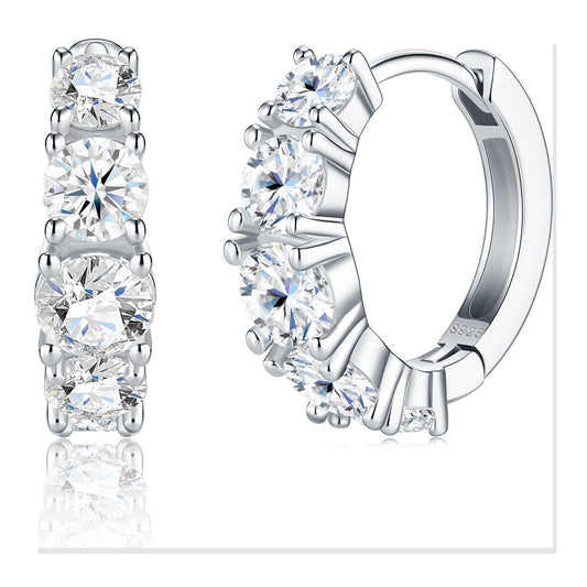 Iced Stud Earrings | Moissanite