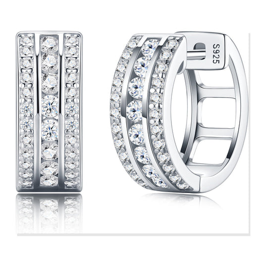 Iced Stud Earrings | Moissanite