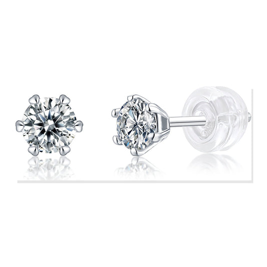 Iced Stud Earrings | Moissanite