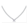Iced Tennis Necklace | Moissanite | N13139
