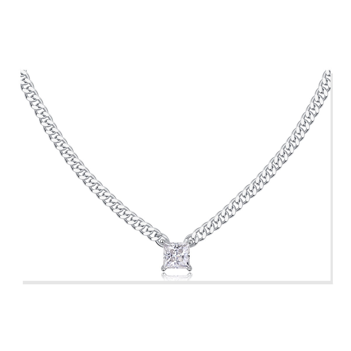 Iced Tennis Necklace | Moissanite
