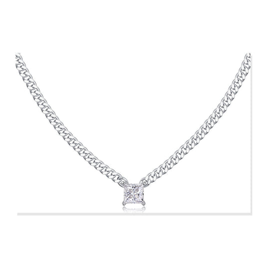 Iced Tennis Necklace | Moissanite