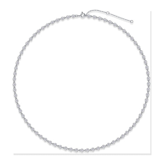Iced Tennis Necklace | Moissanite
