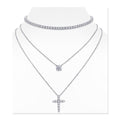 Iced Tennis Necklace | Moissanite | N15194