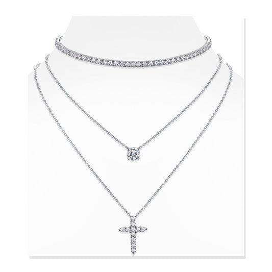 Iced Tennis Necklace | Moissanite