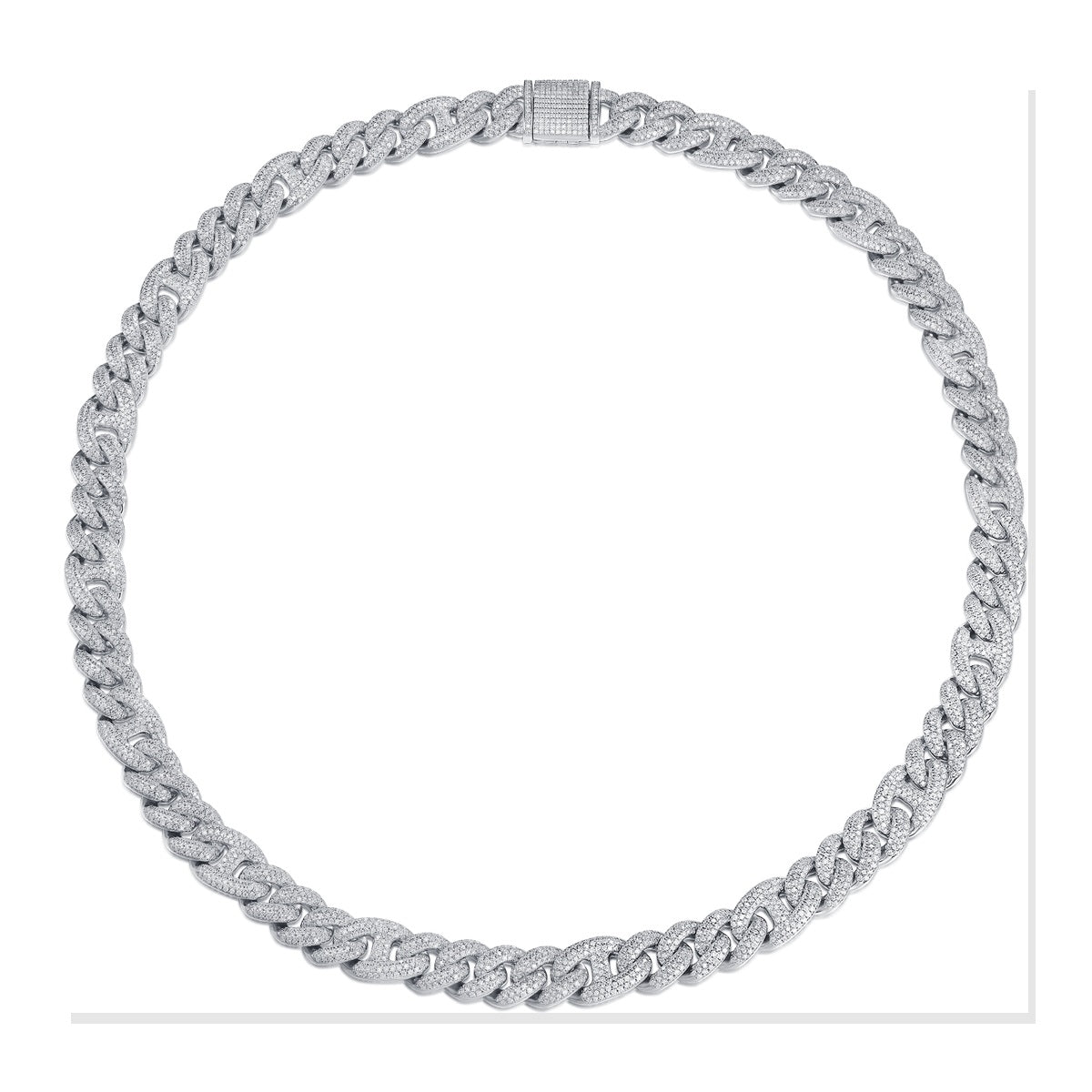 Iced Tennis Necklace | Moissanite