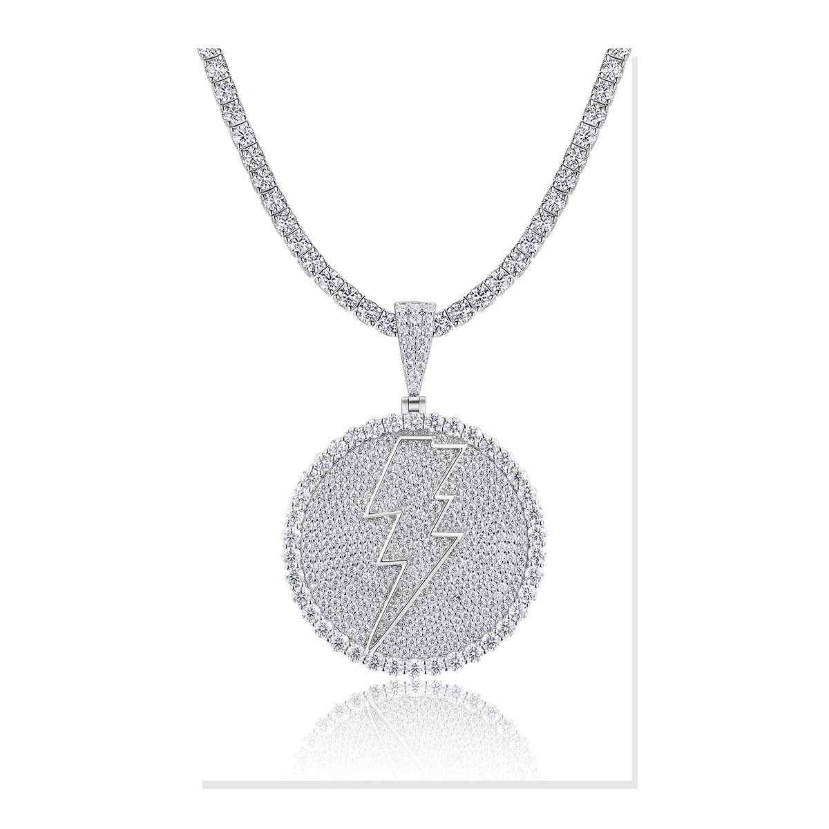 Iced Pendant | Moissanite