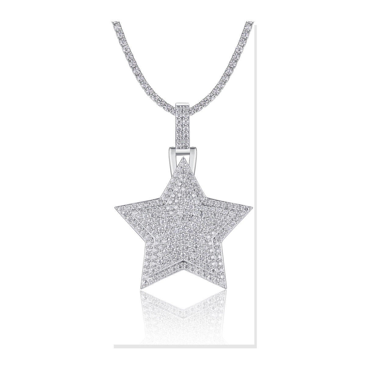 Iced Pendant | Moissanite