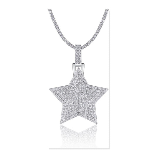 Iced Pendant | Moissanite