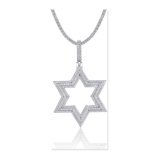 Iced Pendant | Moissanite