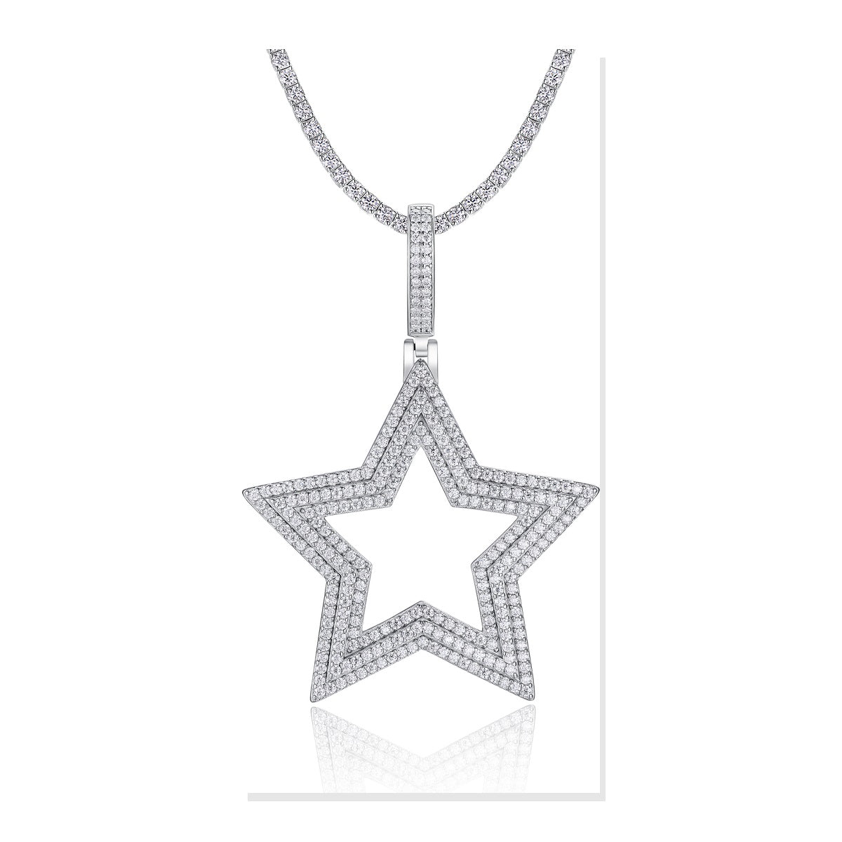 Iced Pendant | Moissanite