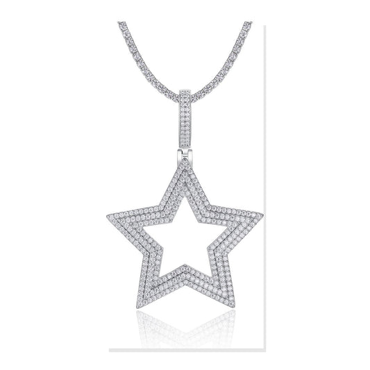 Iced Pendant | Moissanite