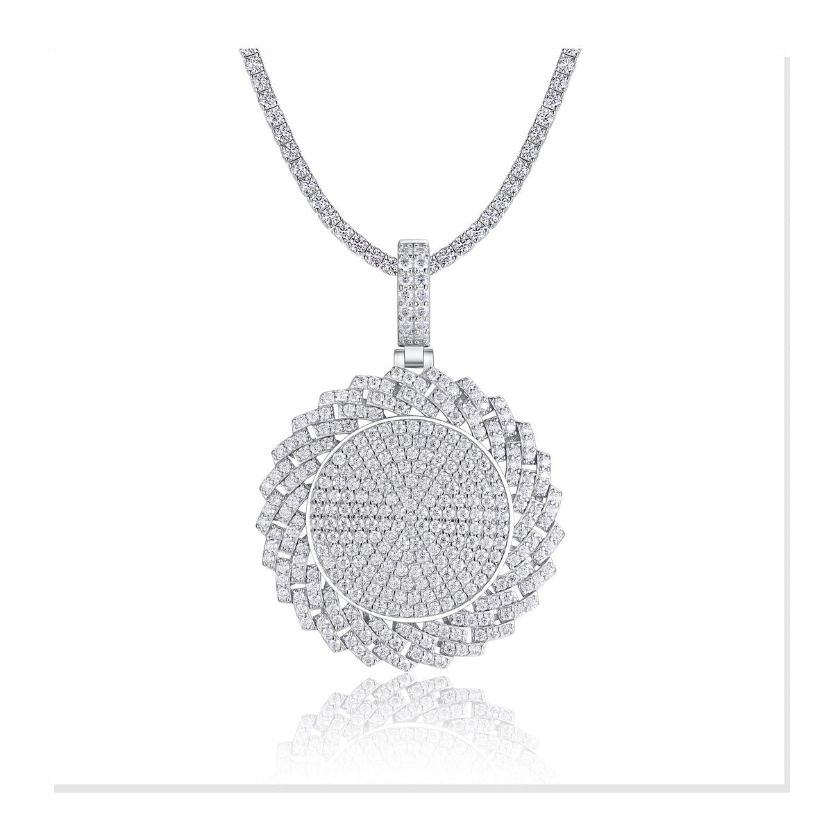 Iced Pendant | Moissanite