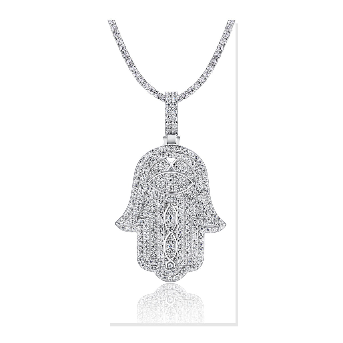 Iced Pendant | Moissanite