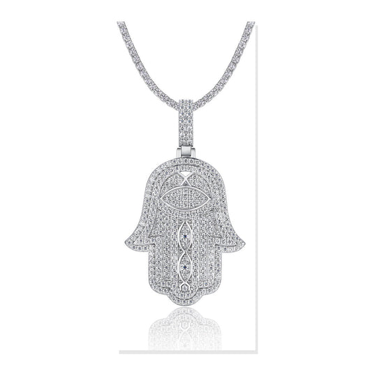 Iced Pendant | Moissanite